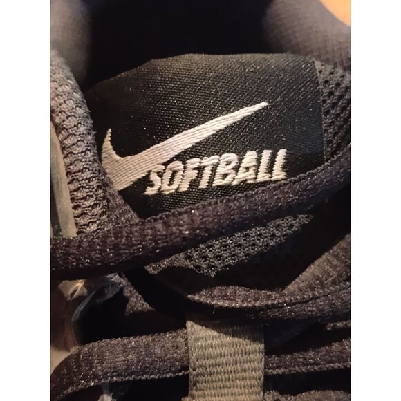 Nike Youth Hyperdiamond Softball Baseball Cleats Size 3Y Black-White - Picture 13 of 13